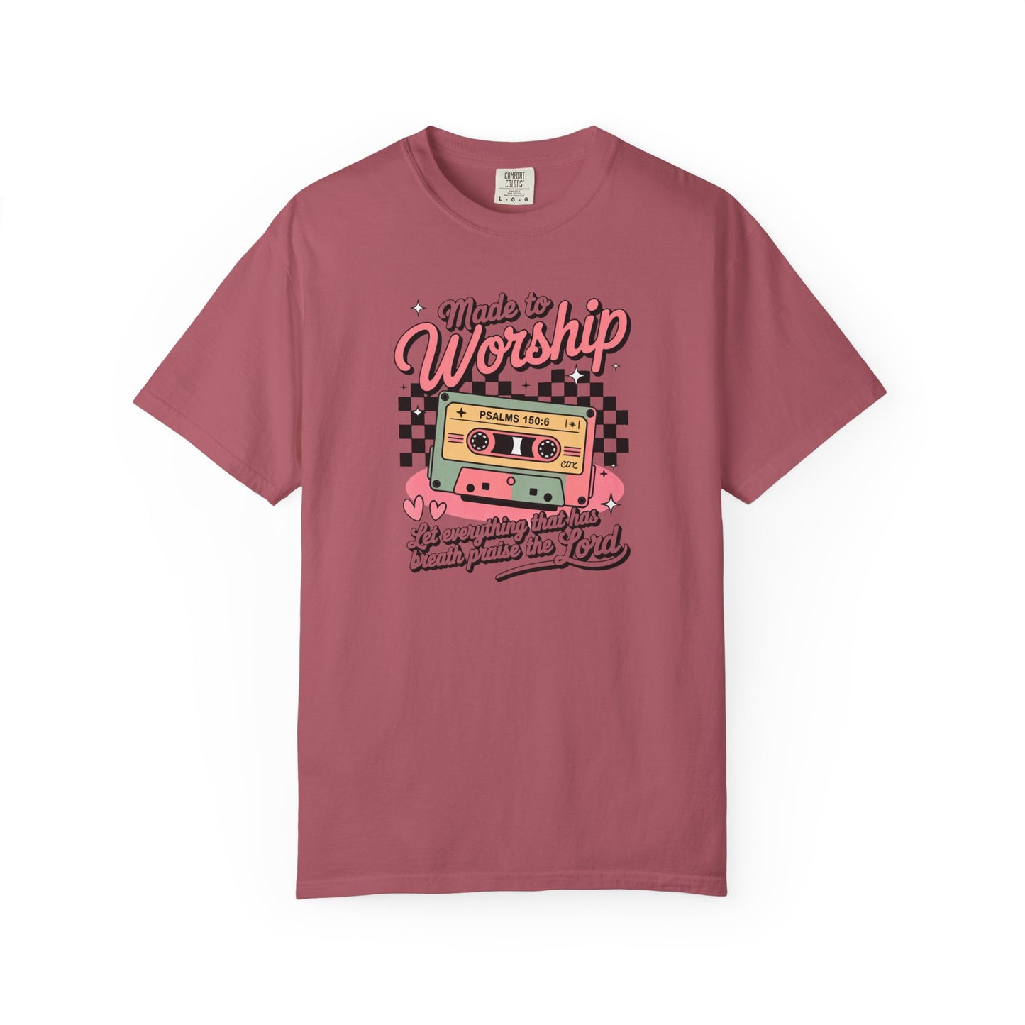 Made to Worship Retro Comfort Colors Tee