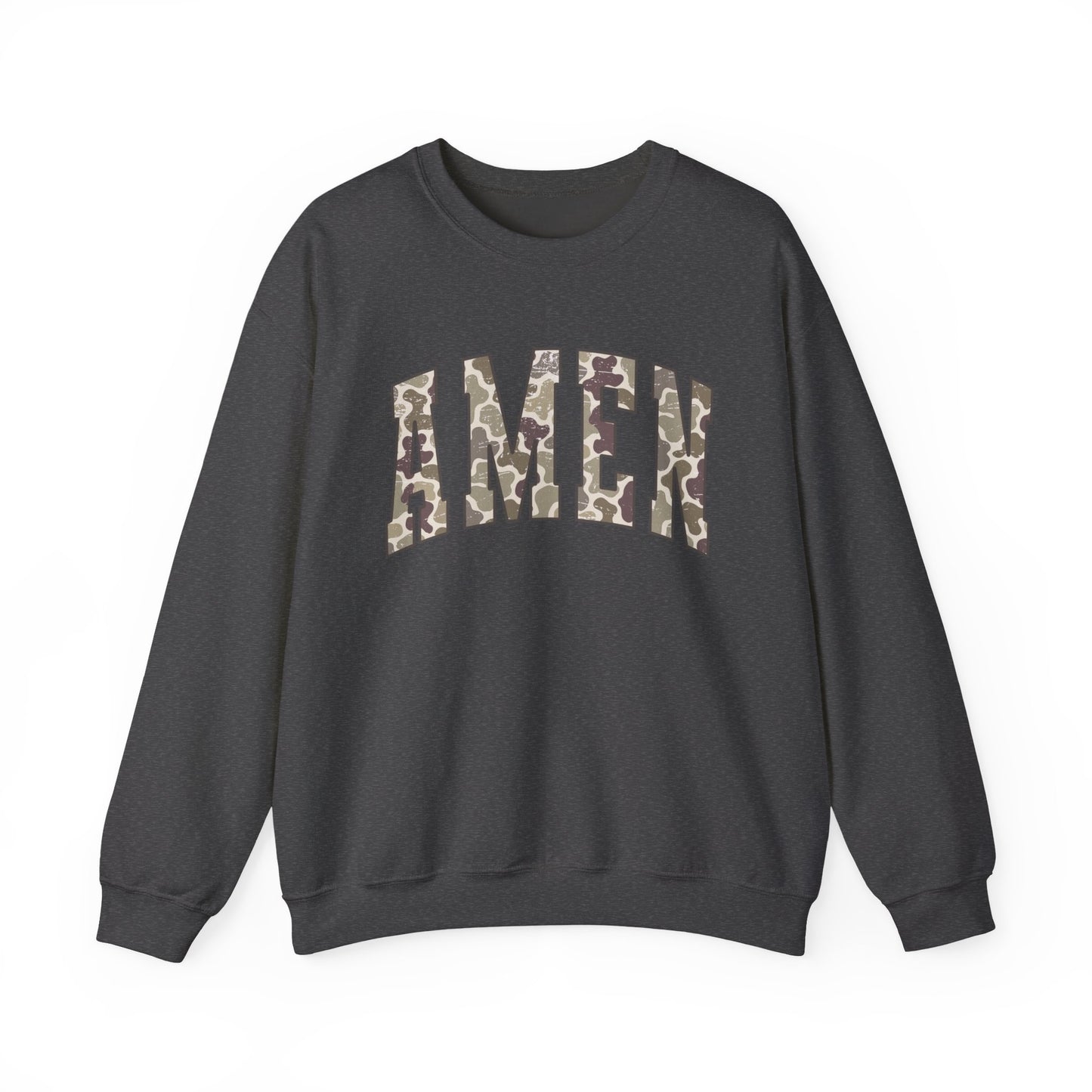Camo Amen Gildan Sweatshirt