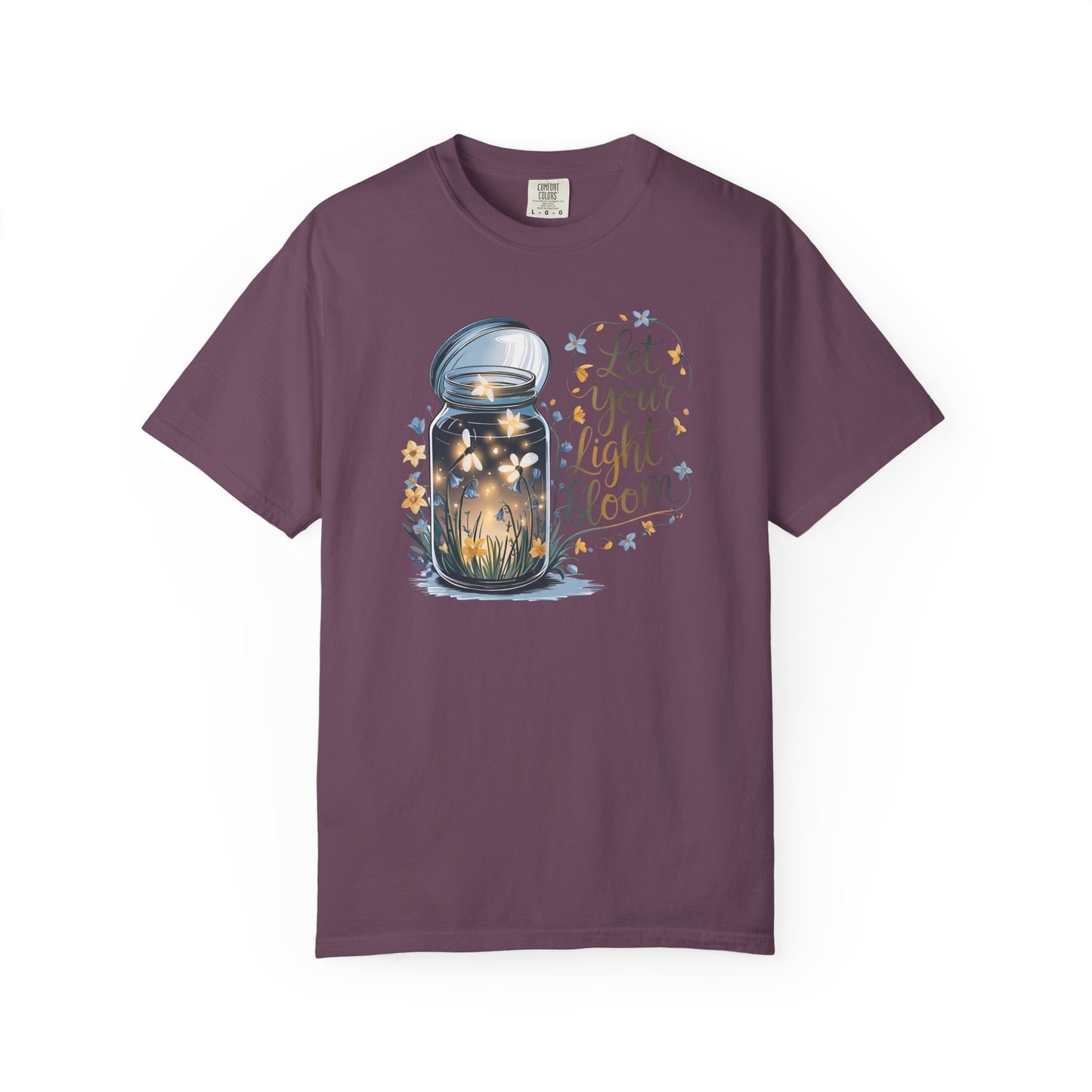 Let Your Light Bloom Comfort Colors Tee