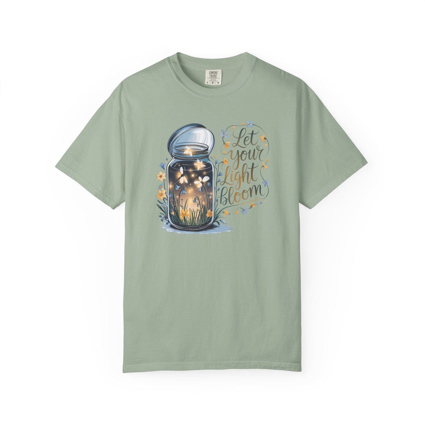 Let Your Light Bloom Comfort Colors Tee