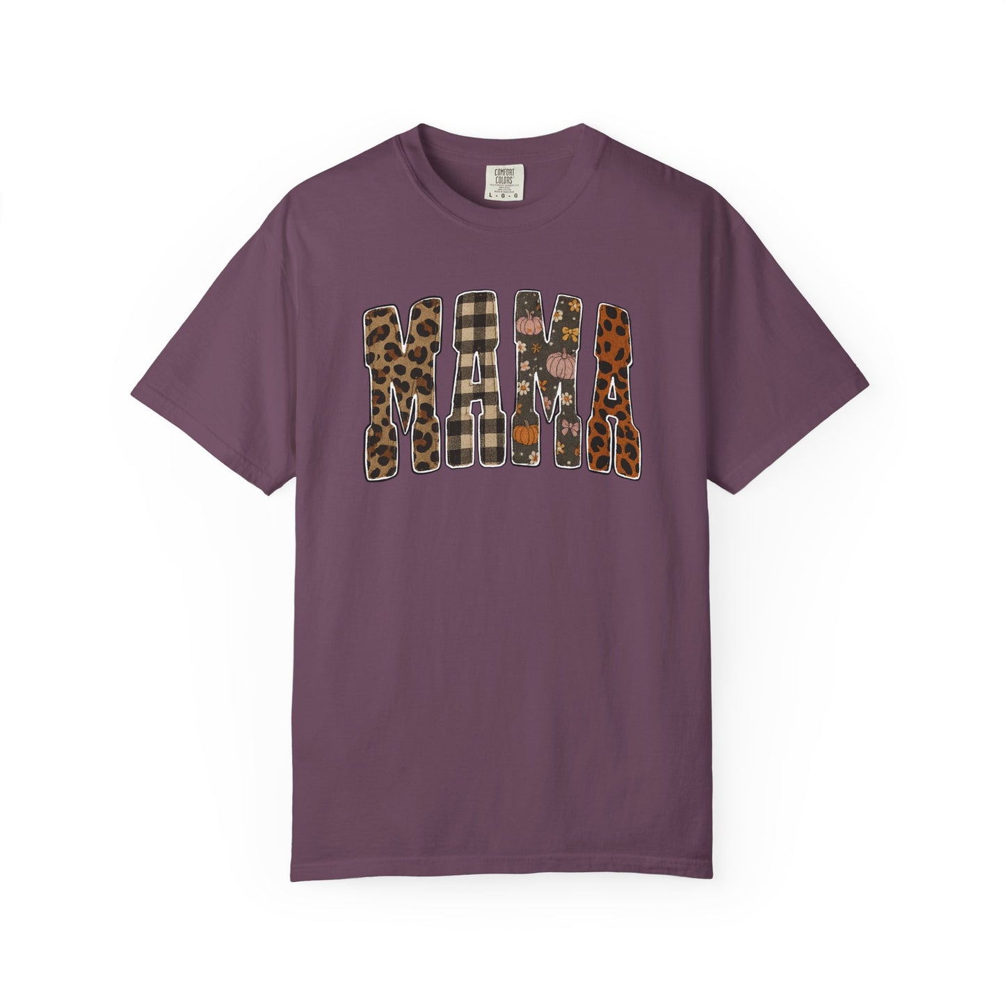 Mama Animal Print Fall Comfort Colors Tee
