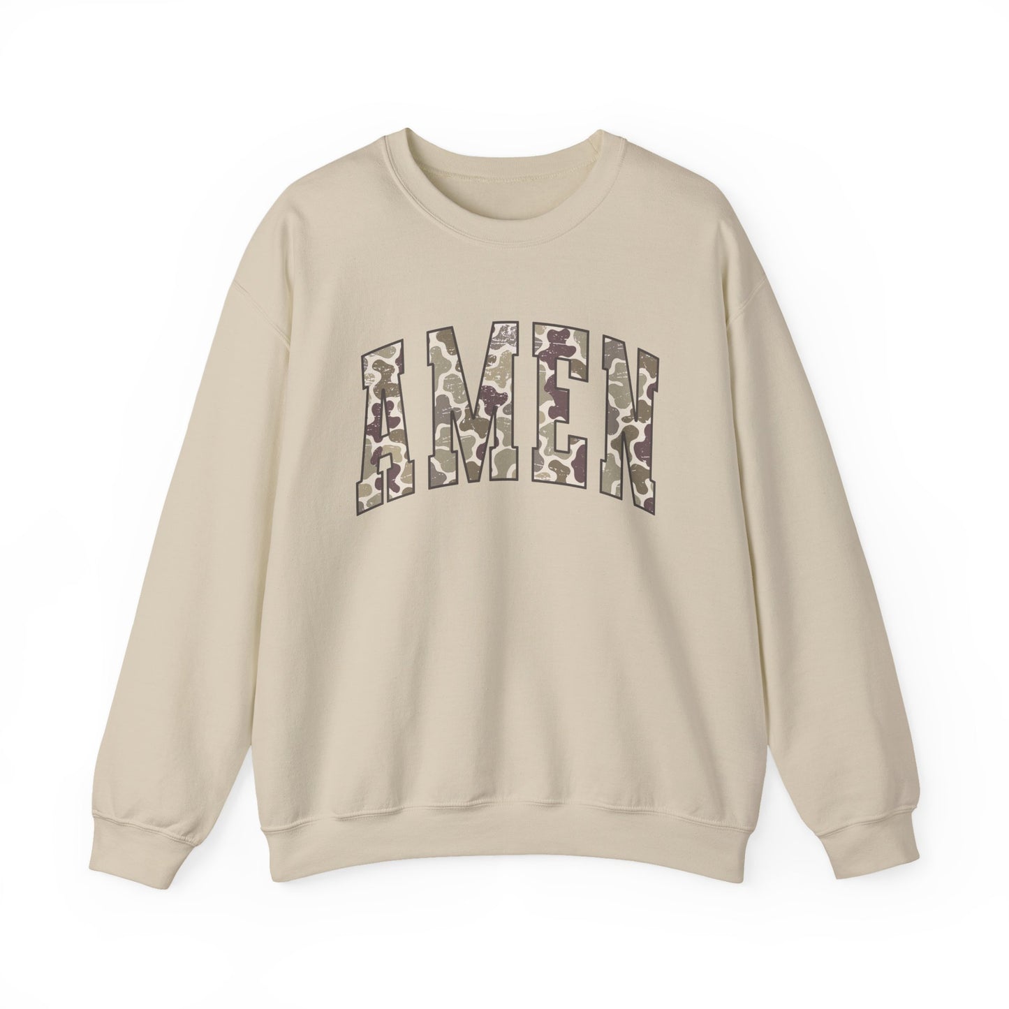 Camo Amen Gildan Sweatshirt