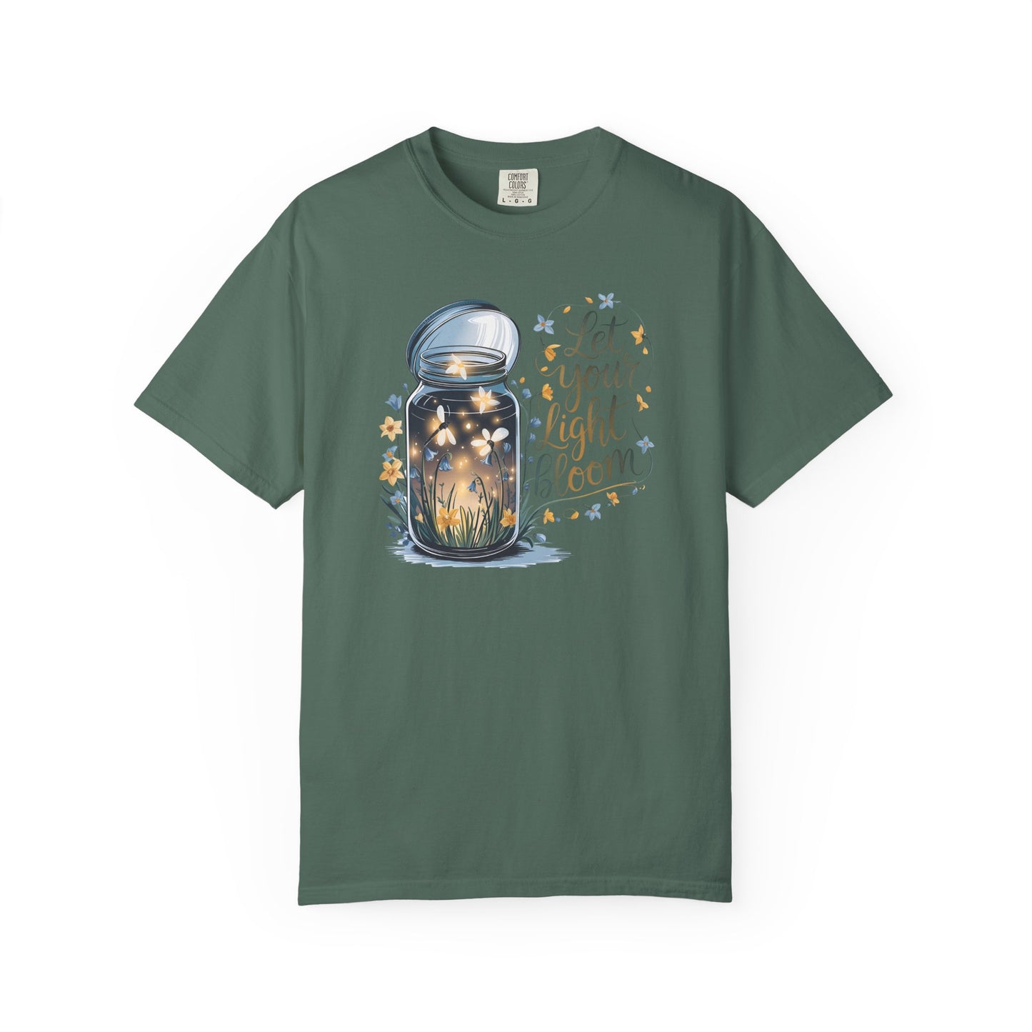 Let Your Light Bloom Comfort Colors Tee