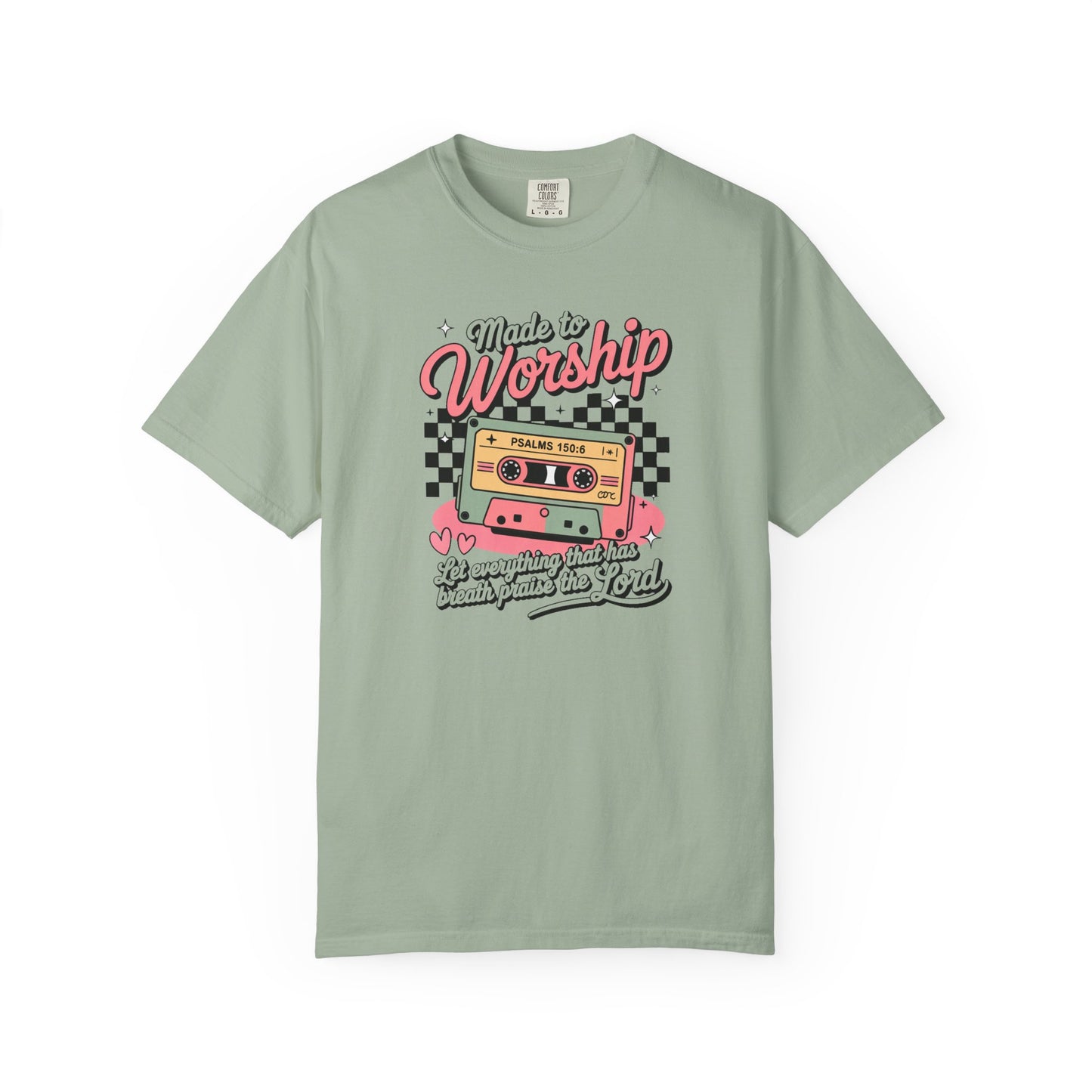 Made to Worship Retro Comfort Colors Tee