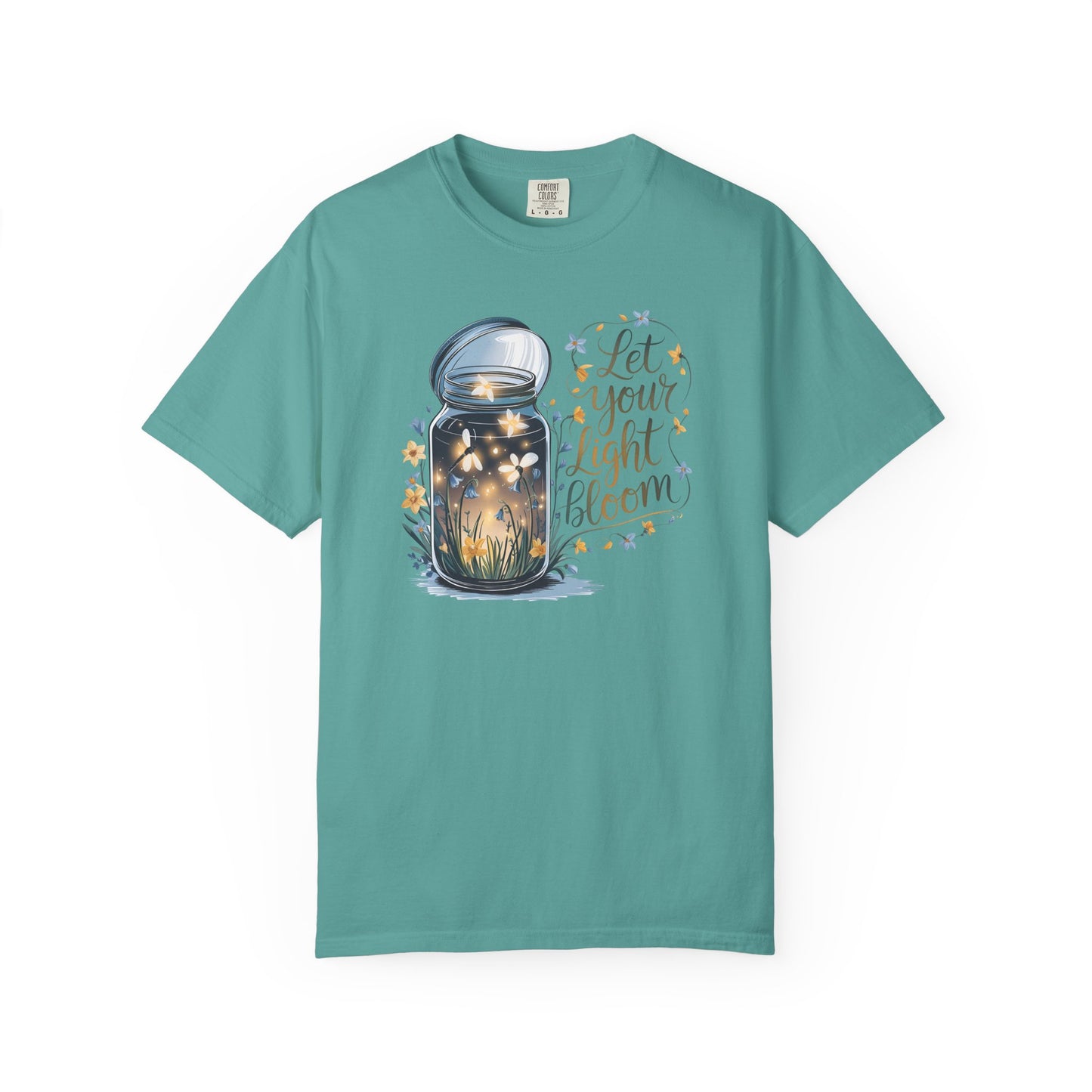 Let Your Light Bloom Comfort Colors Tee
