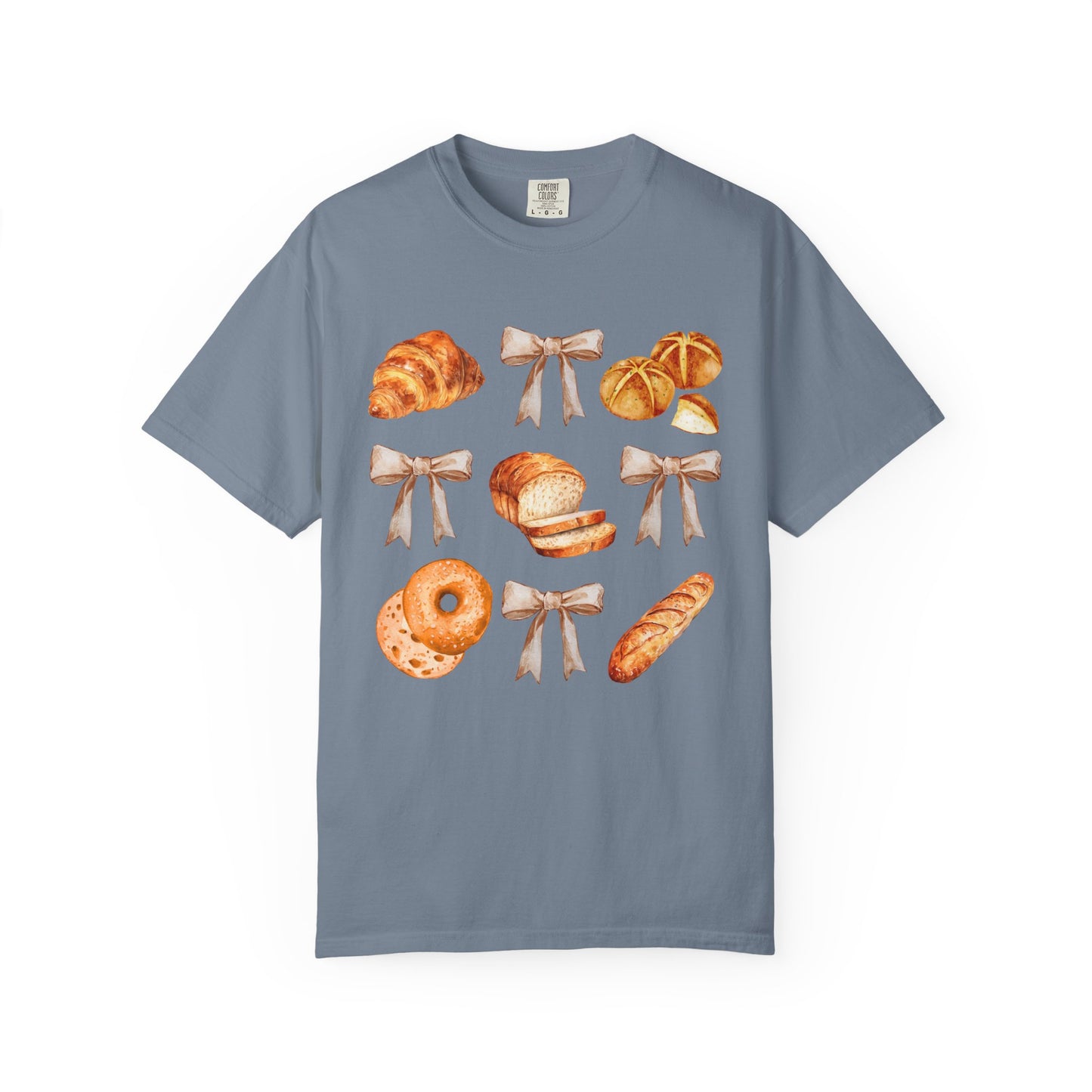 Sourdough Bow Grid Comfort Colors Tee