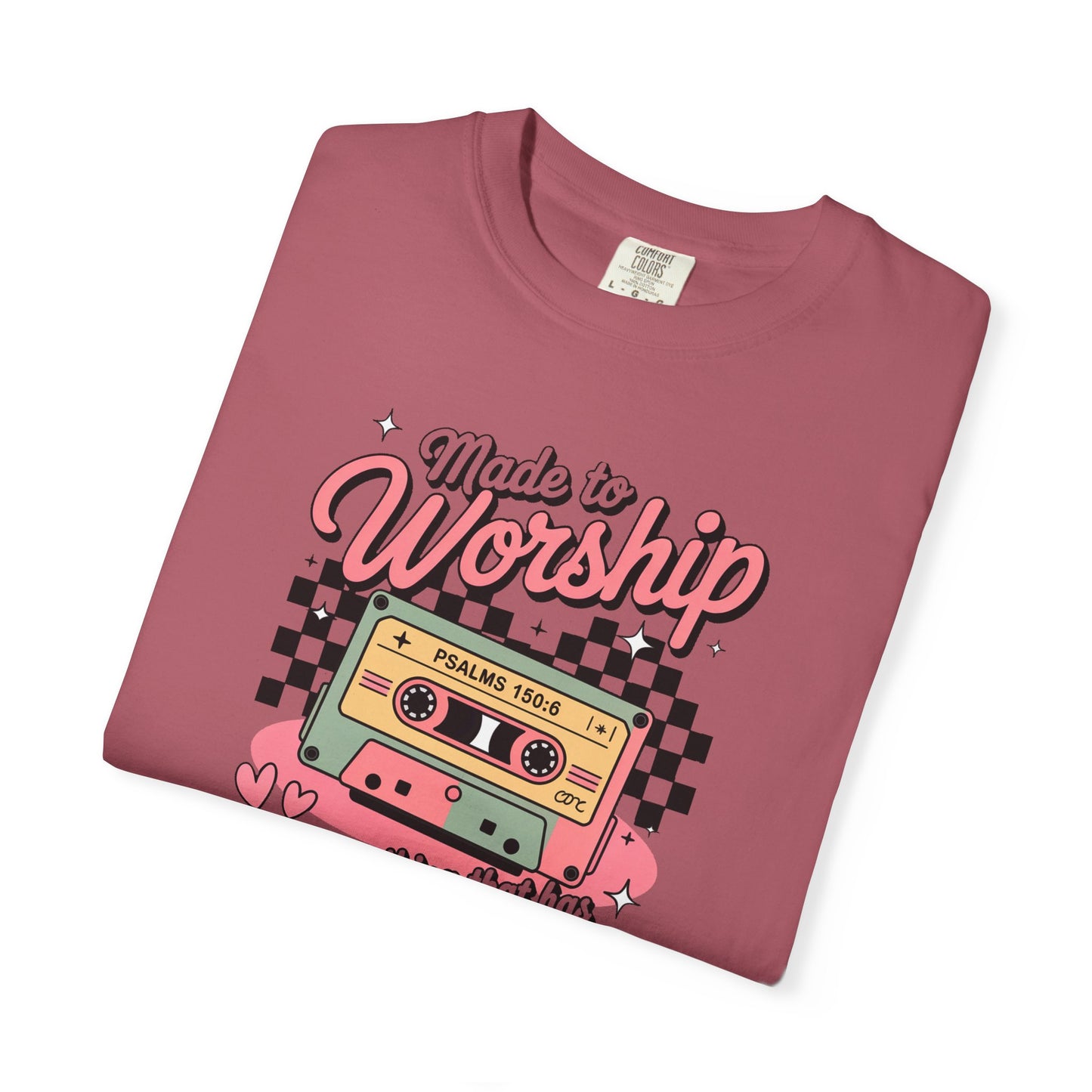 Made to Worship Retro Comfort Colors Tee