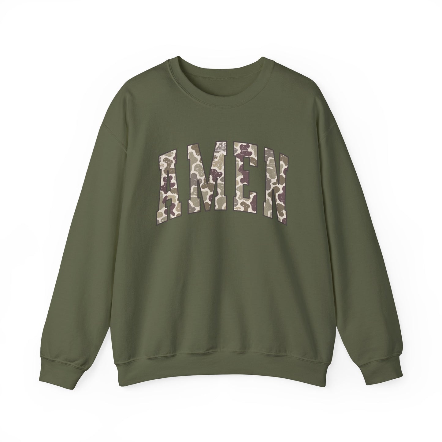 Camo Amen Gildan Sweatshirt