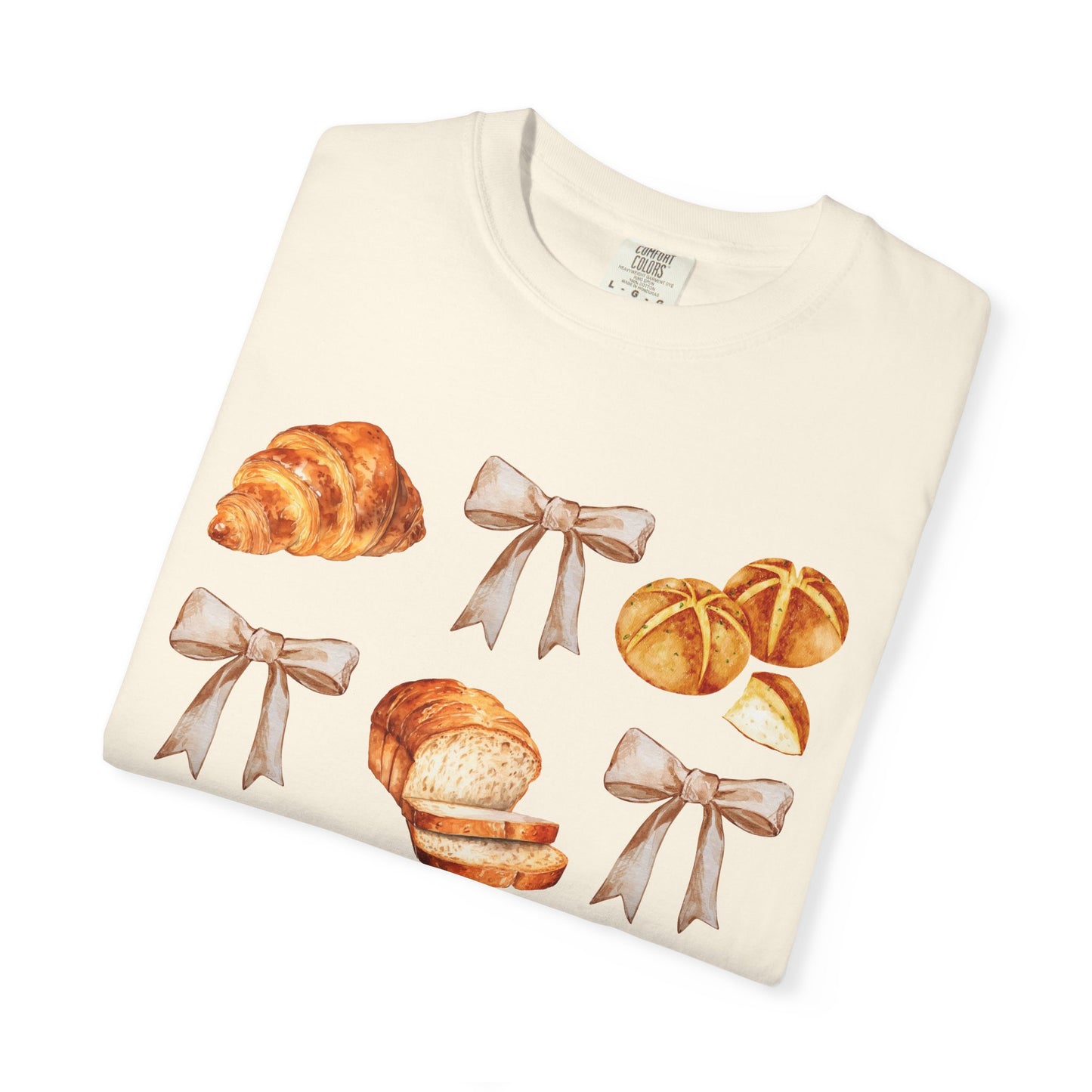 Sourdough Bow Grid Comfort Colors Tee