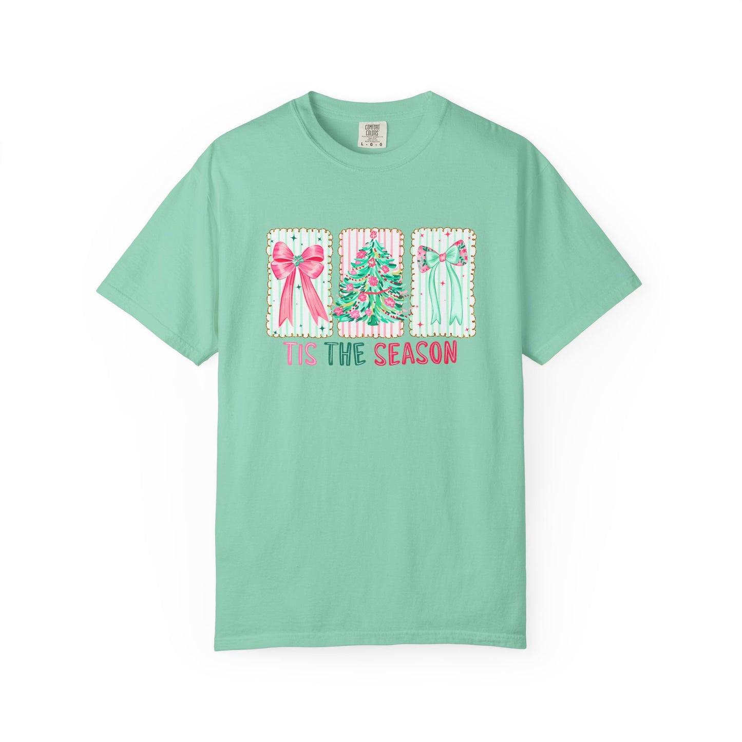 Tis the Season Coquette Pastels Comfort Colors Tee