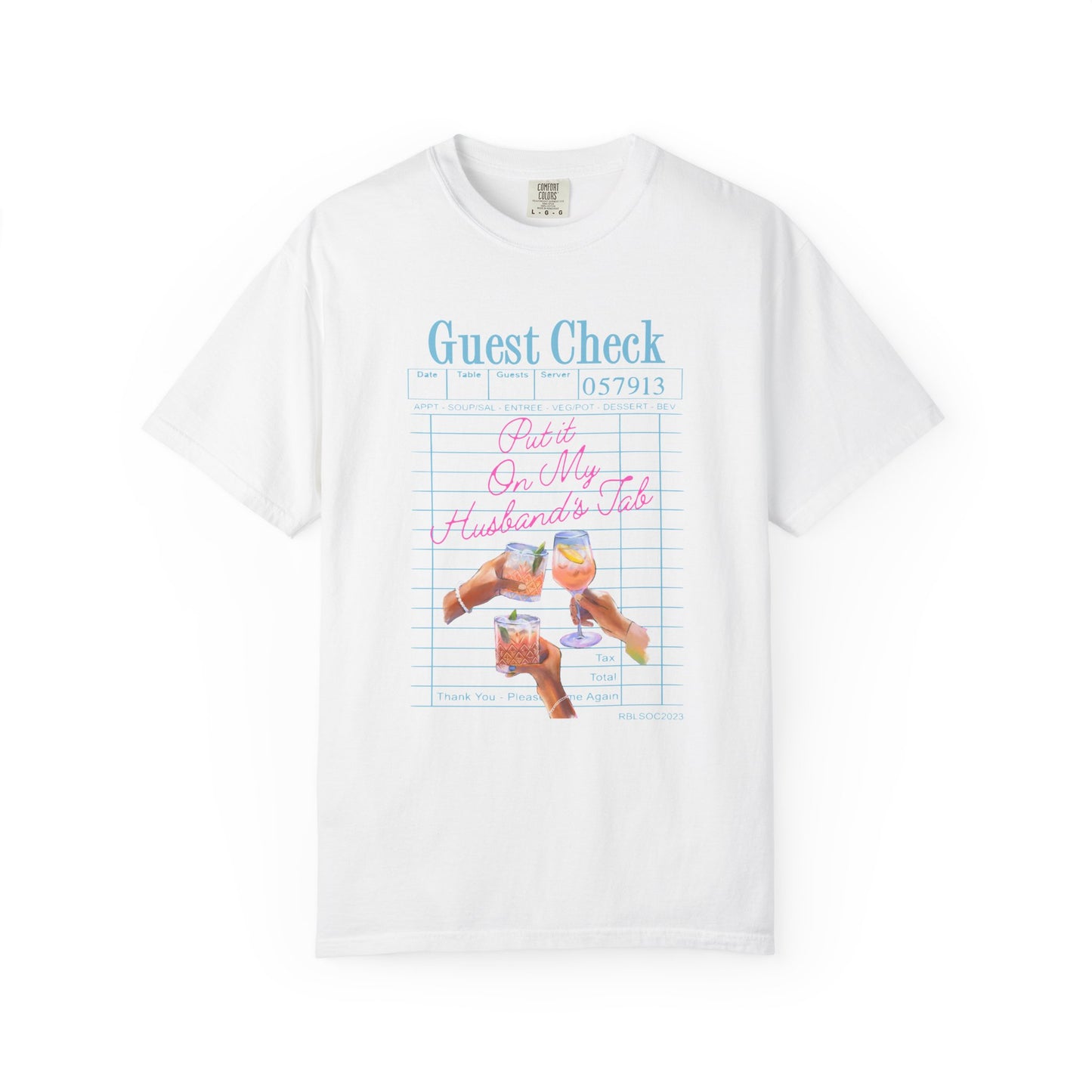 Put it On My Husband's Tab Comfort Colors Tee