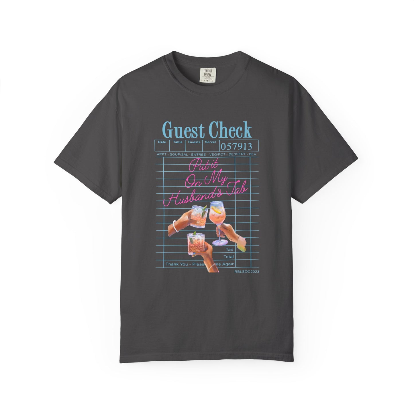 Put it On My Husband's Tab Comfort Colors Tee