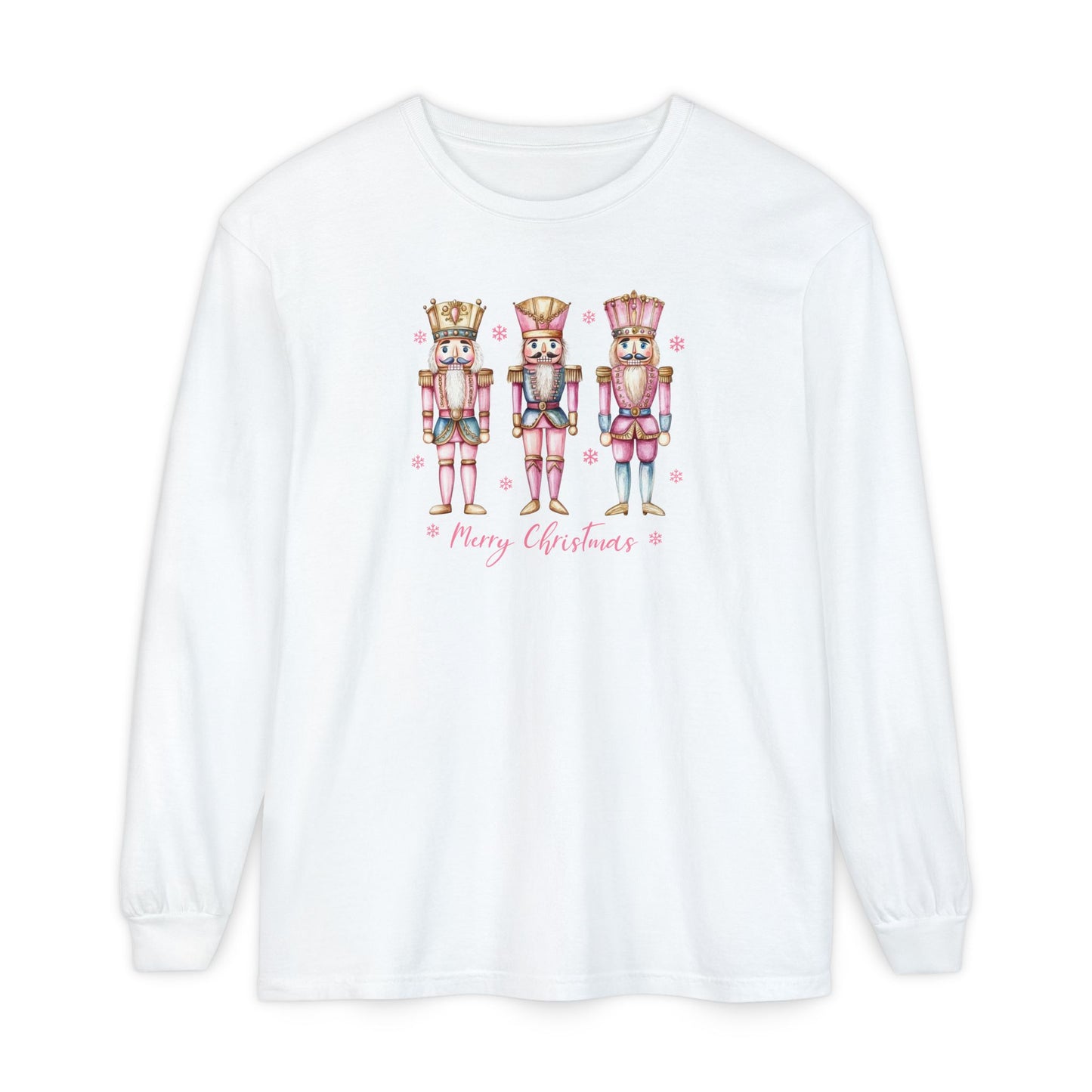 Nutcracker Christmas Comfort Colors Long Sleeve T-Shirt