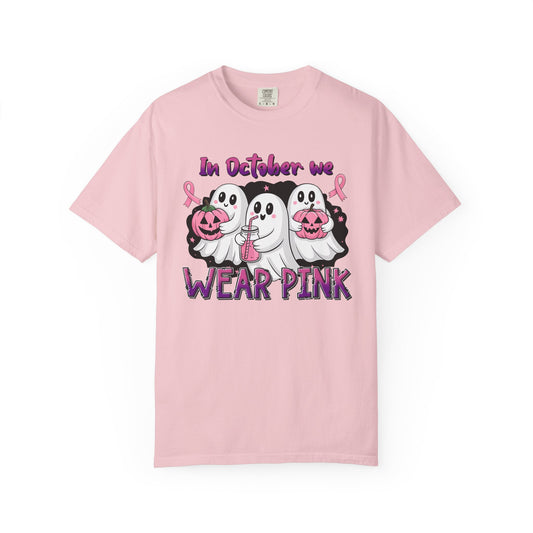 In October we Wear Pink Comfort Colors Tee