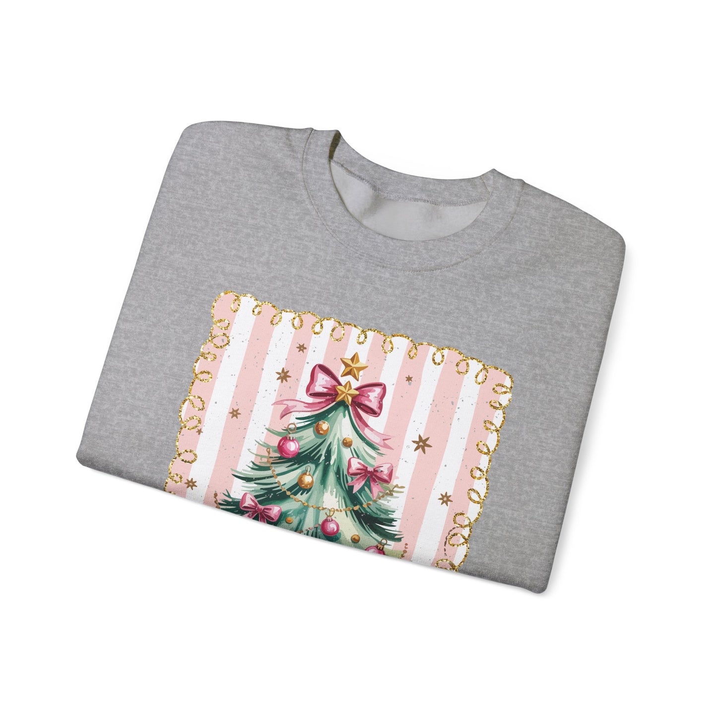 Festive Christmas Sweatshirt, Cozy Holiday Apparel, Merry Christmas Crewneck, Winter Gift Idea, Unisex Casual Wear