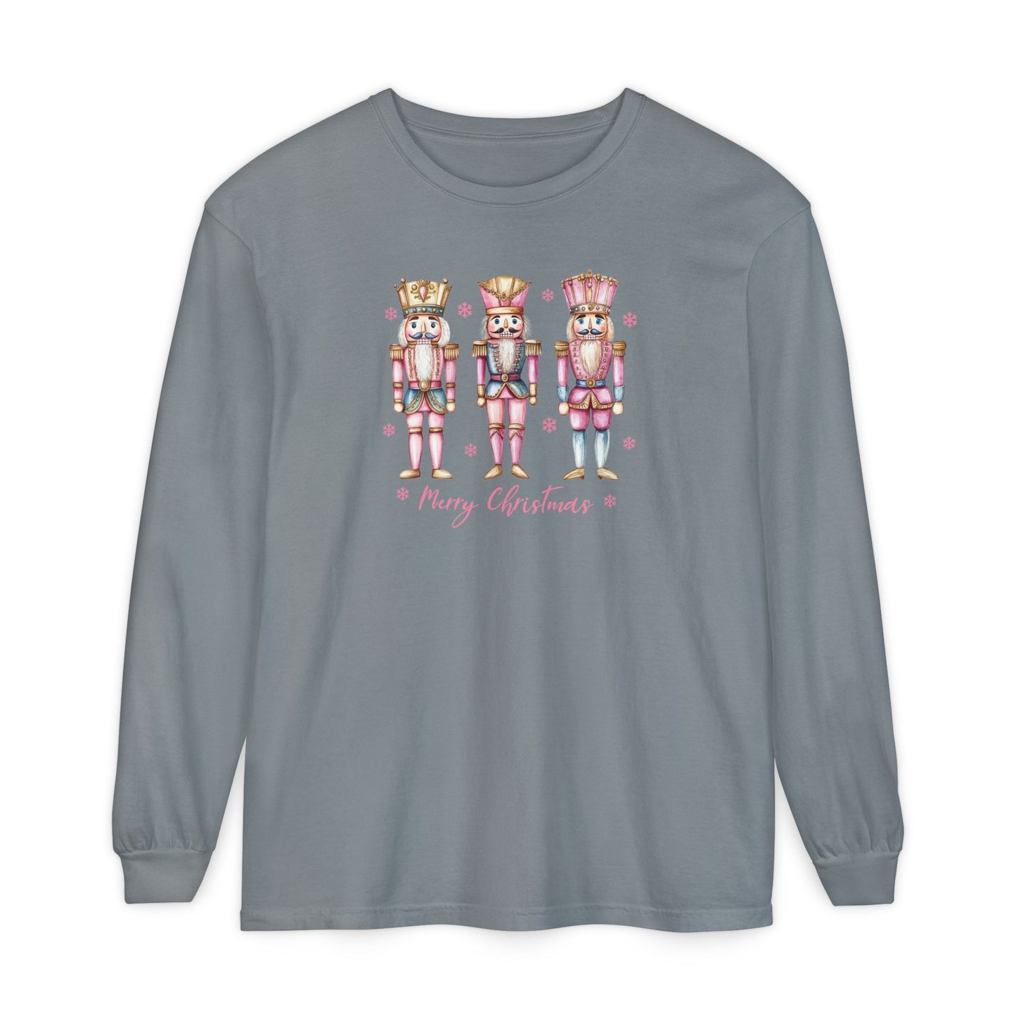 Nutcracker Christmas Comfort Colors Long Sleeve T-Shirt