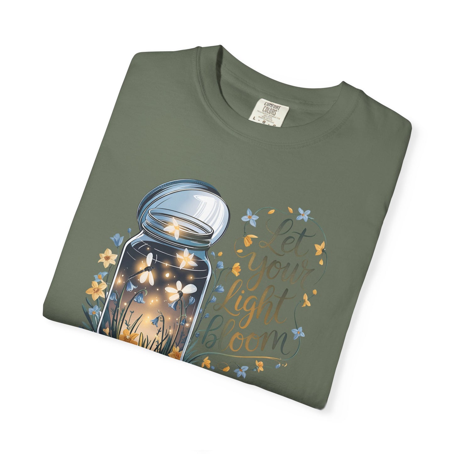 Let Your Light Bloom Comfort Colors Tee