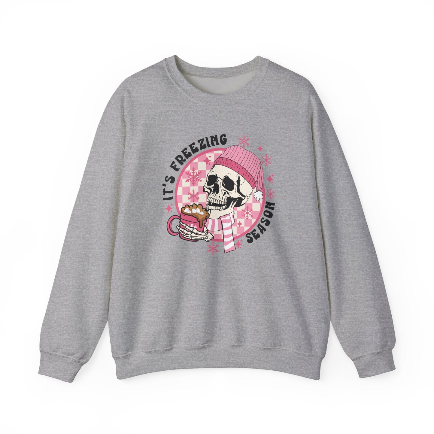 Freezin Season Skully Gildan Sweatshirt