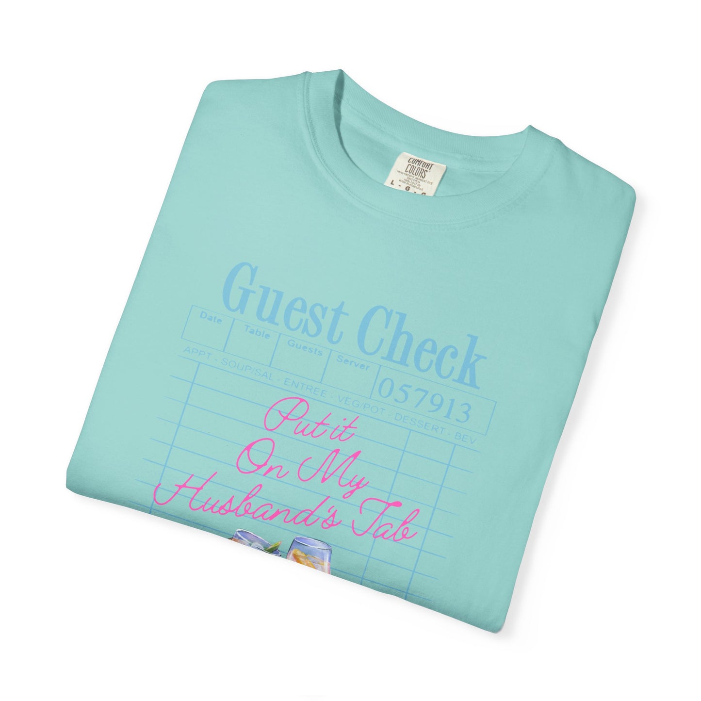 Put it On My Husband's Tab Comfort Colors Tee