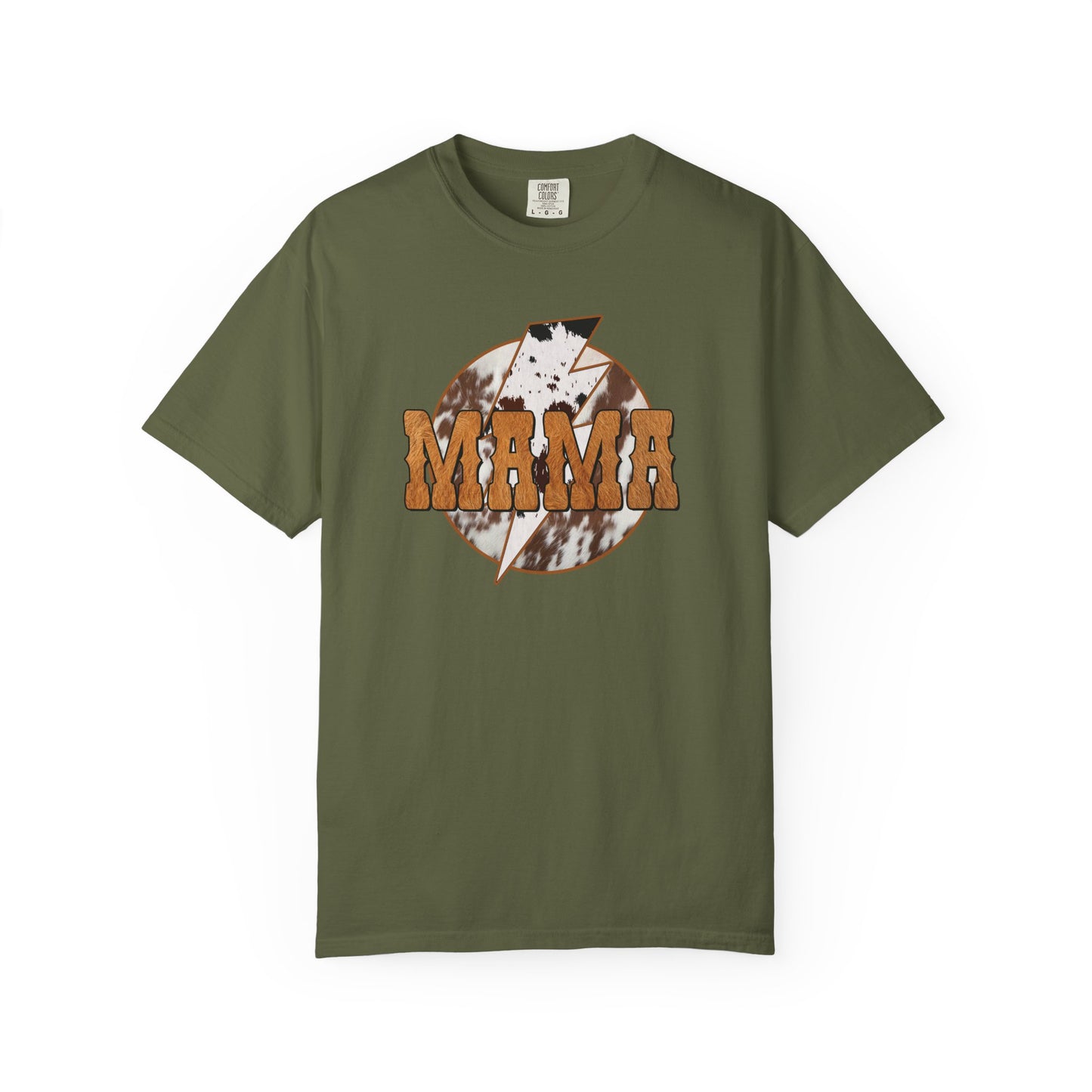 Western Mama Lightning Graphic Comfort Colors Tee