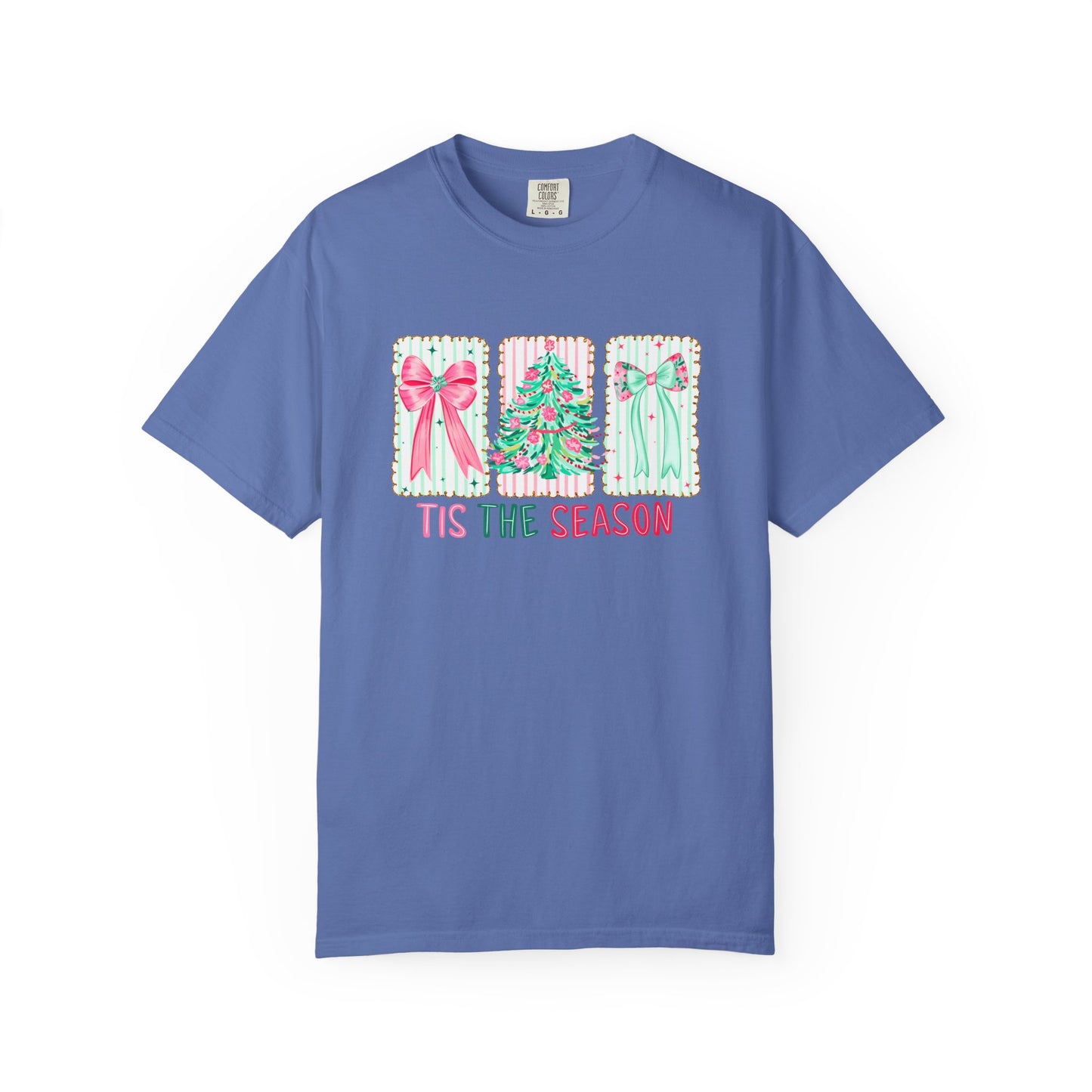 Tis the Season Coquette Pastels Comfort Colors Tee