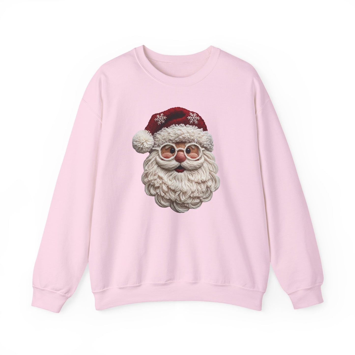 Holiday Santa Face Crewneck Sweatshirt