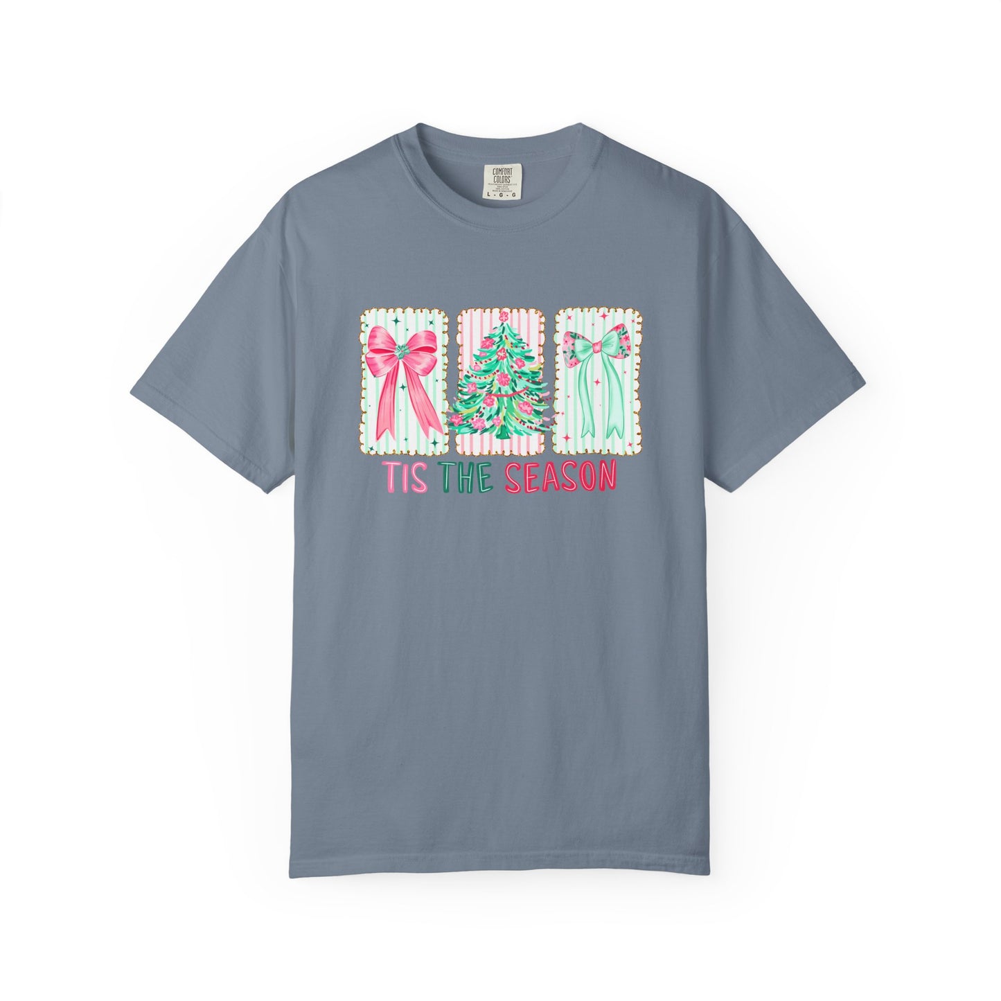 Tis the Season Coquette Pastels Comfort Colors Tee