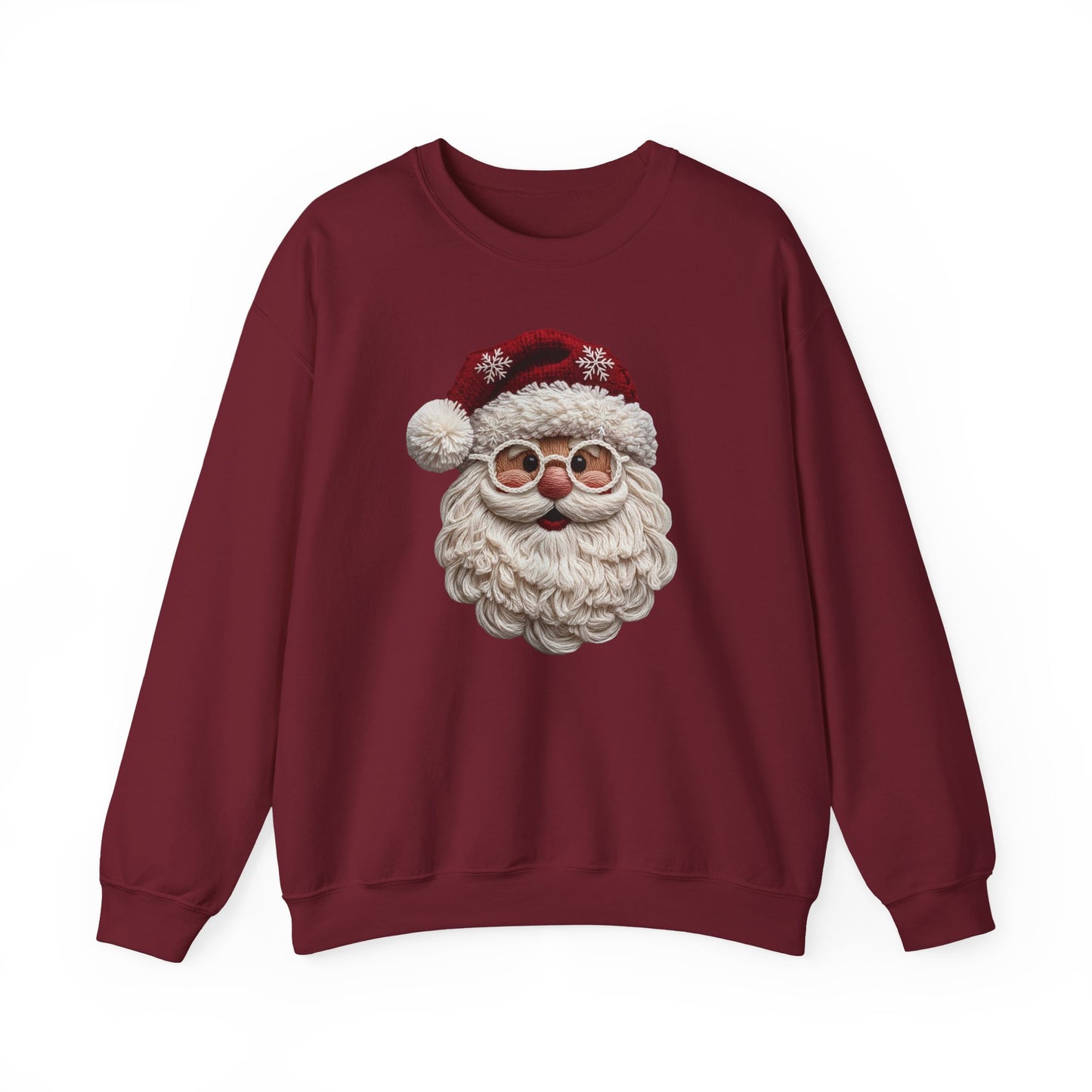 Holiday Santa Face Crewneck Sweatshirt