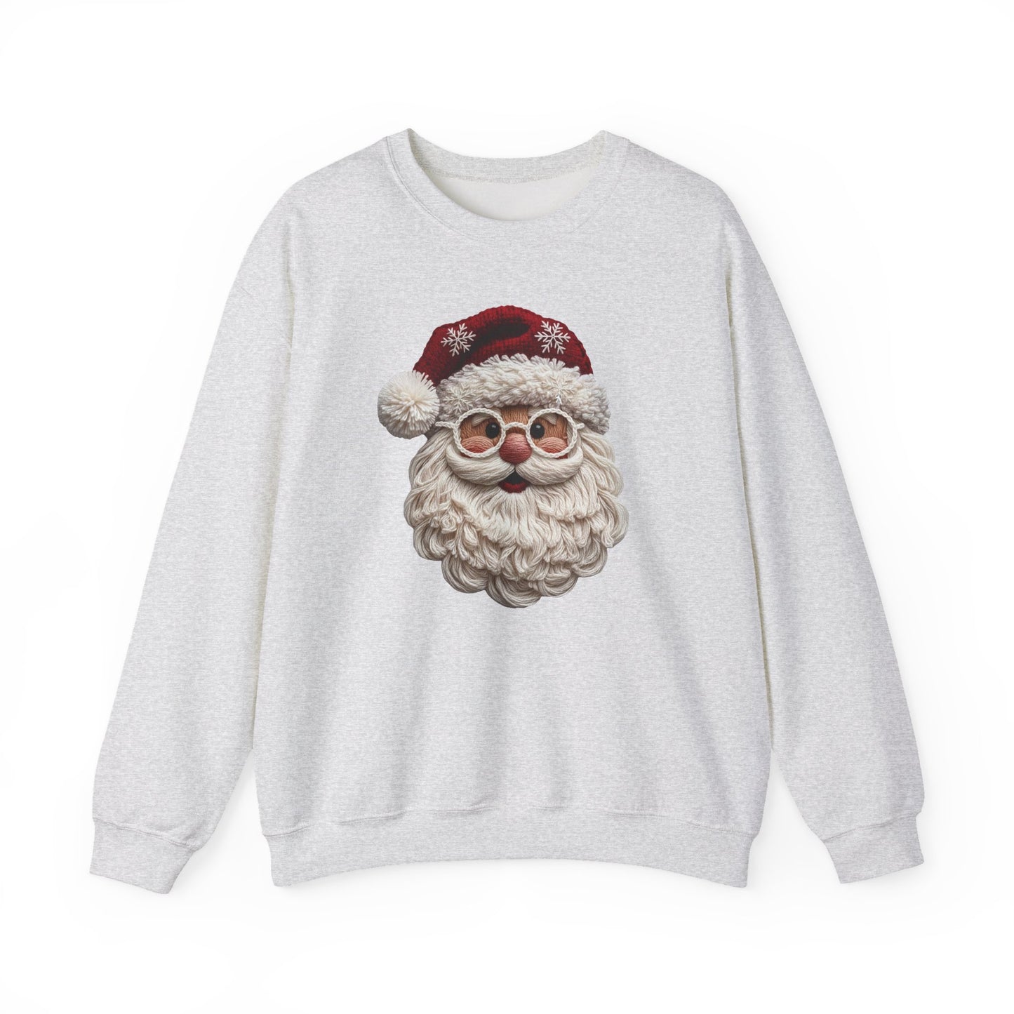 Holiday Santa Face Crewneck Sweatshirt