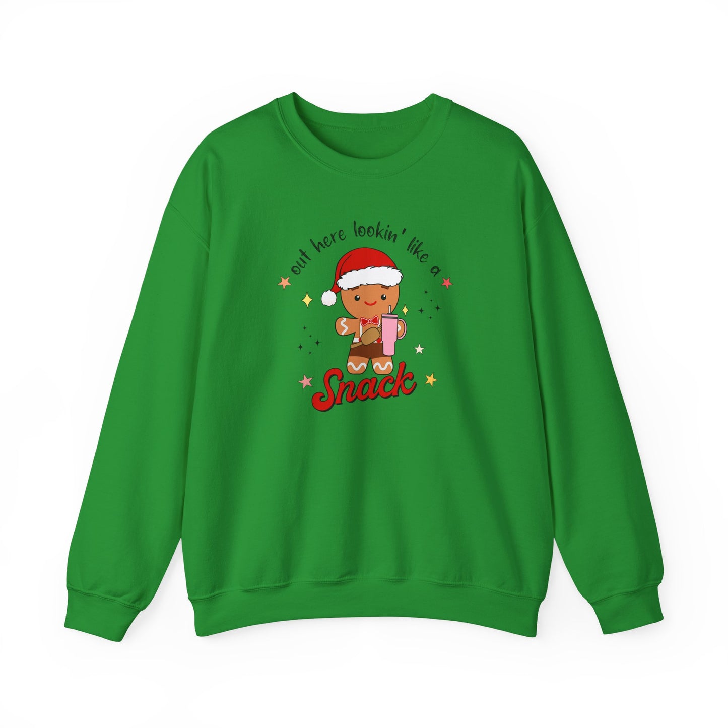 Gingerbread Snack Gildan Crewneck Sweatshirt