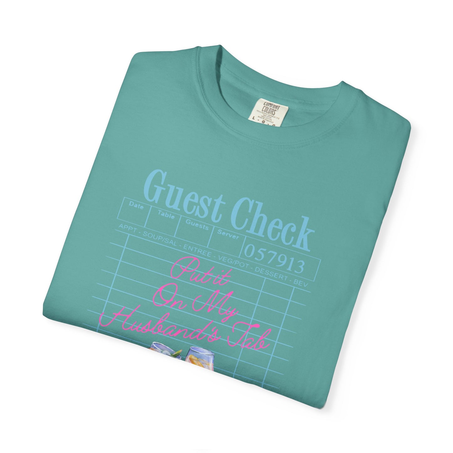 Put it On My Husband's Tab Comfort Colors Tee