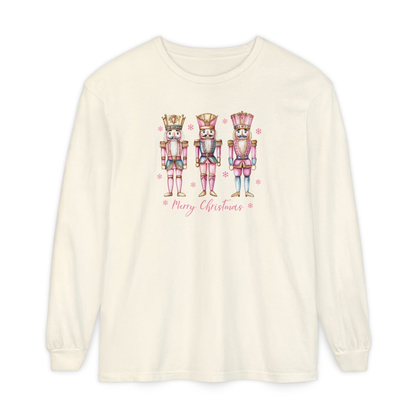 Nutcracker Christmas Comfort Colors Long Sleeve T-Shirt