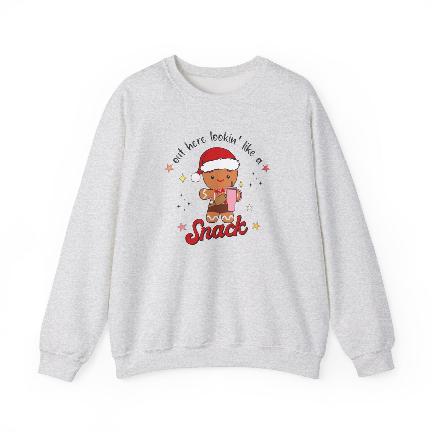Gingerbread Snack Gildan Crewneck Sweatshirt