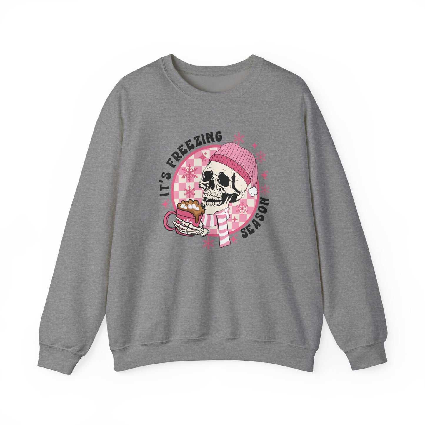 Freezin Season Skully Gildan Sweatshirt