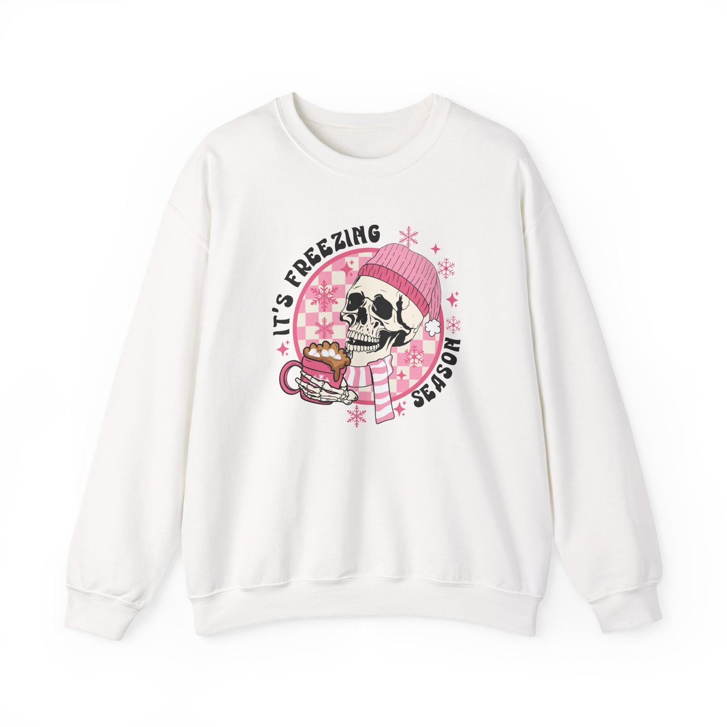 Freezin Season Skully Gildan Sweatshirt
