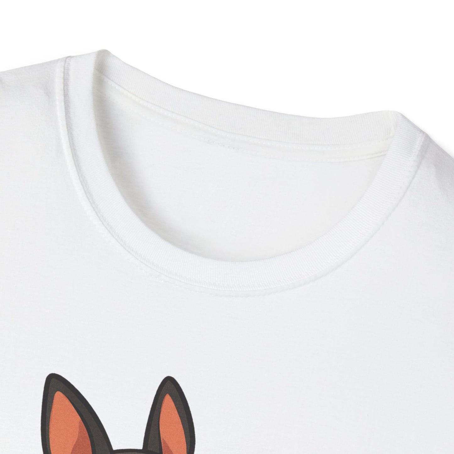 Football Dog T-Shirt — Cute Running Doberman with Ball, Sports Fan Tee