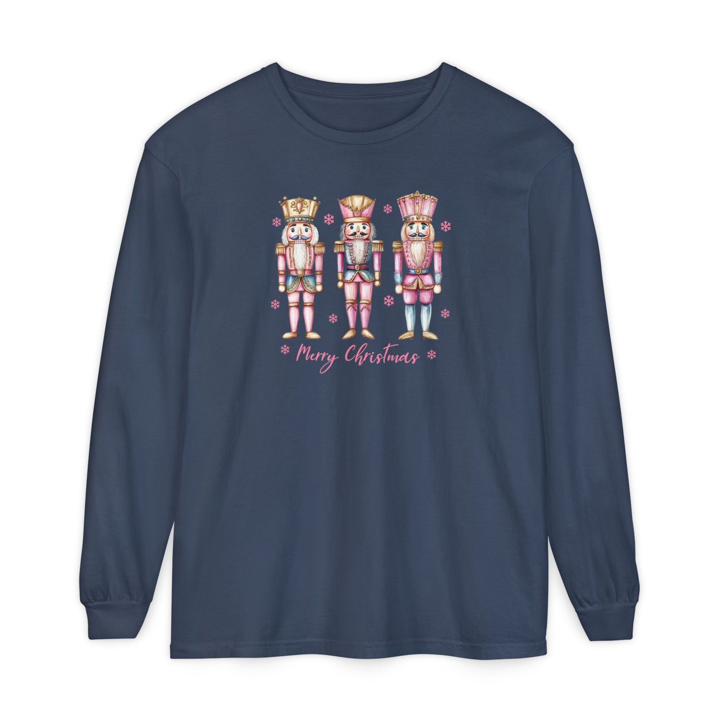 Nutcracker Christmas Comfort Colors Long Sleeve T-Shirt