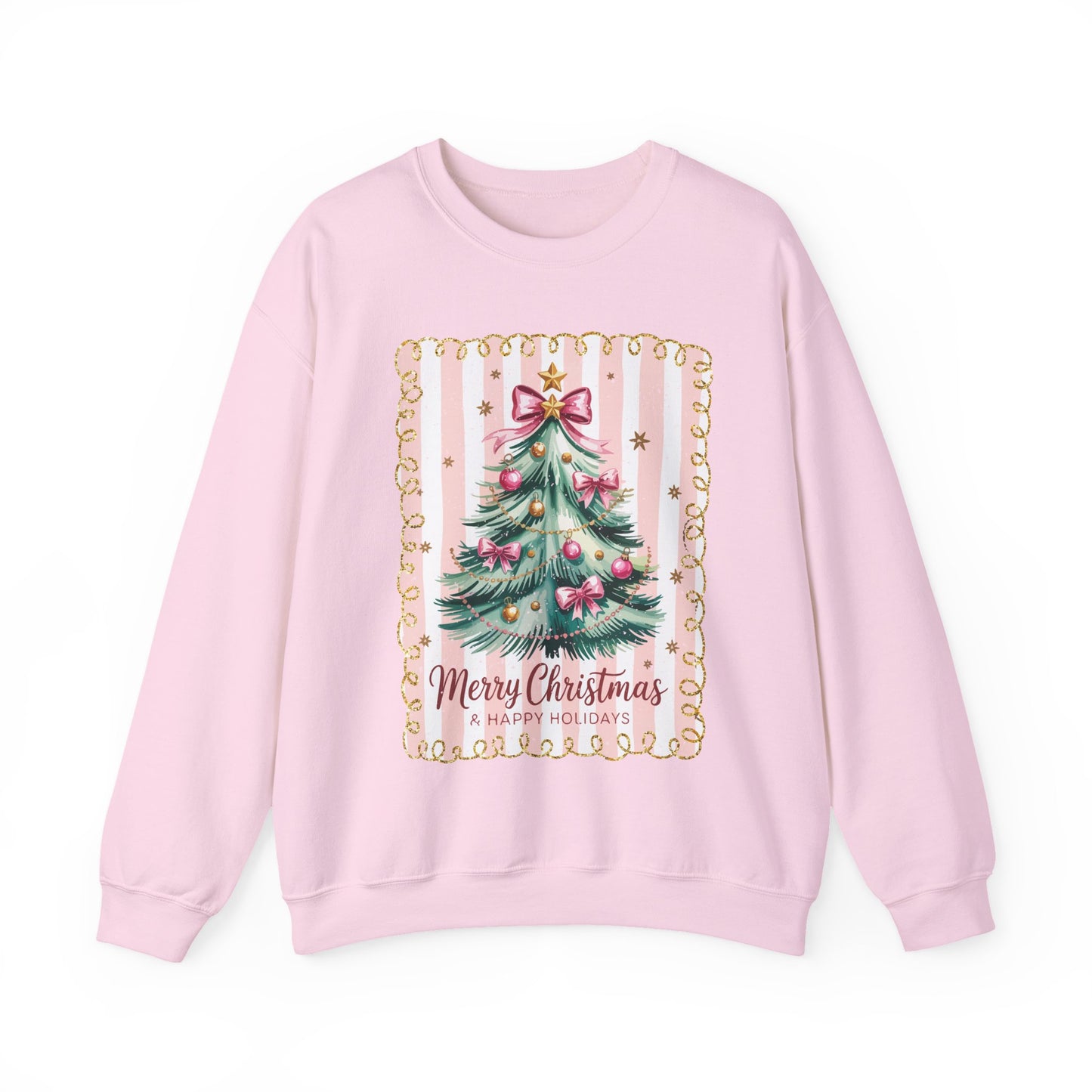 Festive Christmas Sweatshirt, Cozy Holiday Apparel, Merry Christmas Crewneck, Winter Gift Idea, Unisex Casual Wear