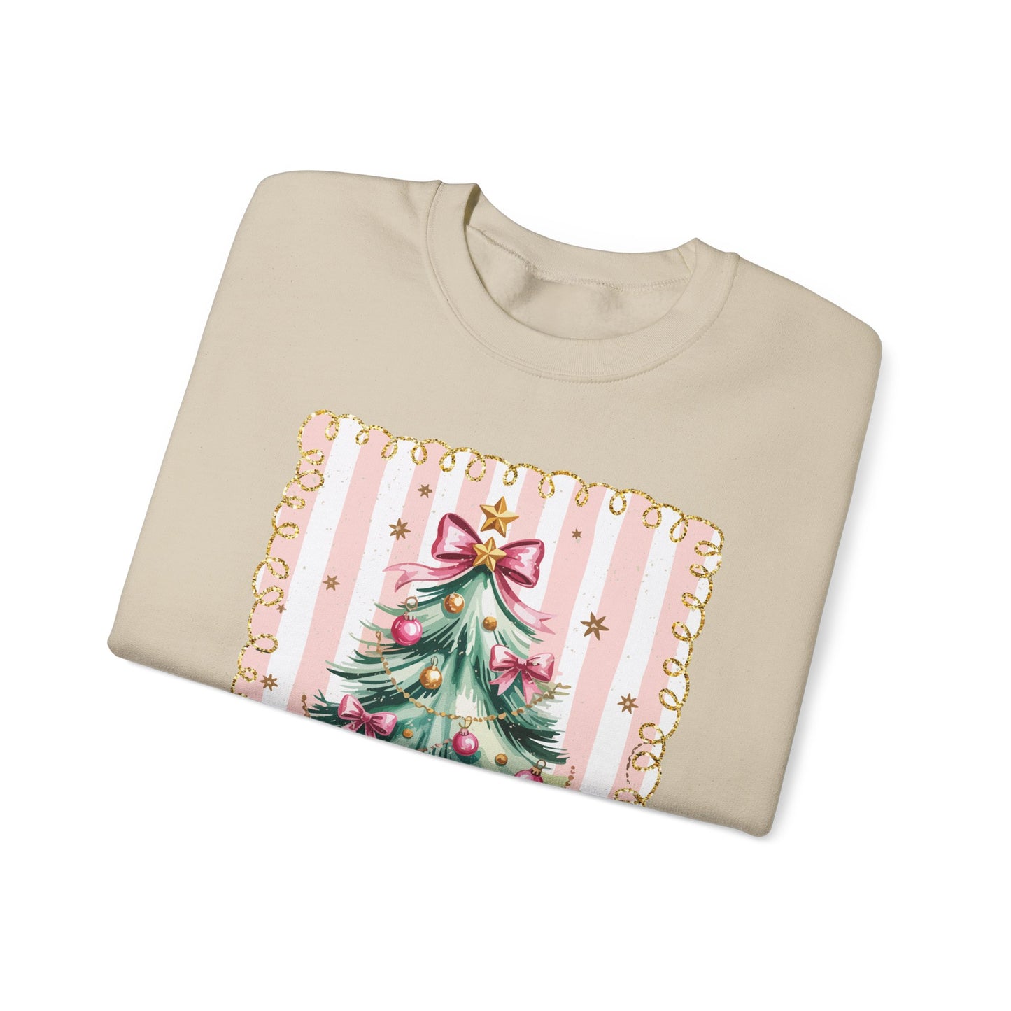 Festive Christmas Sweatshirt, Cozy Holiday Apparel, Merry Christmas Crewneck, Winter Gift Idea, Unisex Casual Wear